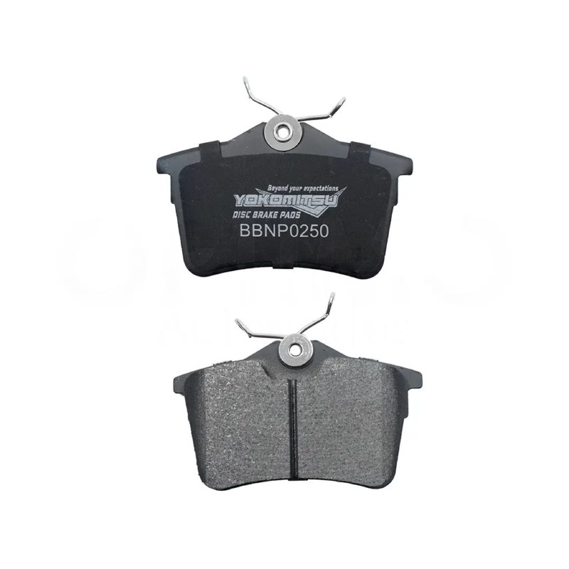 Rear brake pads disco semi-metallic
