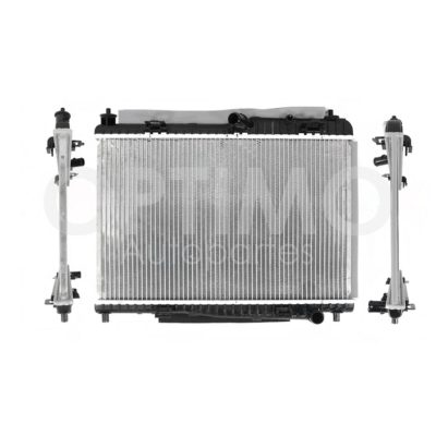 Radiador agua con / s aire STD / automatico 560*380*16 mm (Figo 2016-2022 / ecosport 2013-2017) t / soldado