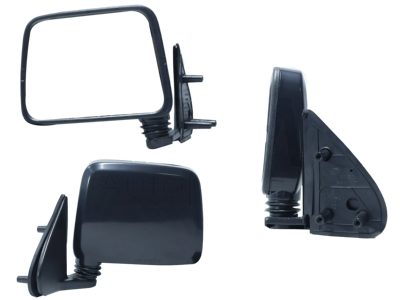 Espejo izquierda manual negro poroso (Base interior metalica) (NP-300 D-22 2008-2015)