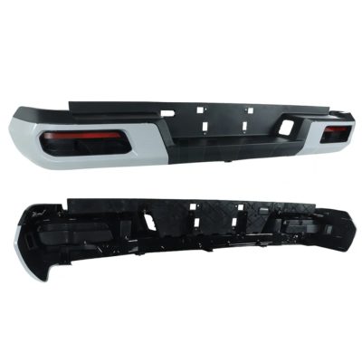 Defensa trasera gris para pintar sin hoyo para sensor sin bracks (Sencillo / doble cabina)