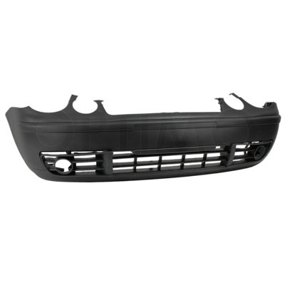 Front bumper cover with hole for faro aux with moldura and rejilla center