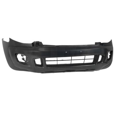 Front bumper cover with hole for faro aux lisa with rejilla center