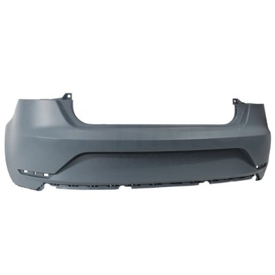 Facia trasera con hoyo para mica reflejante sin spoiler inferior