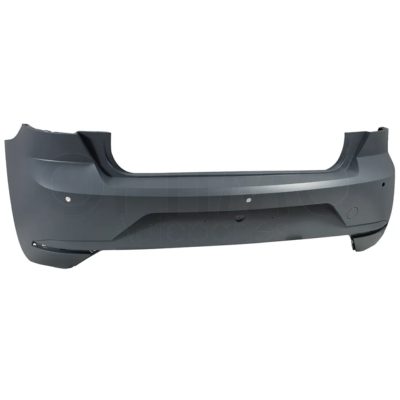 Facia trasera con hoyo para mica reflejante con hoyo para sensor sin spoiler inferior