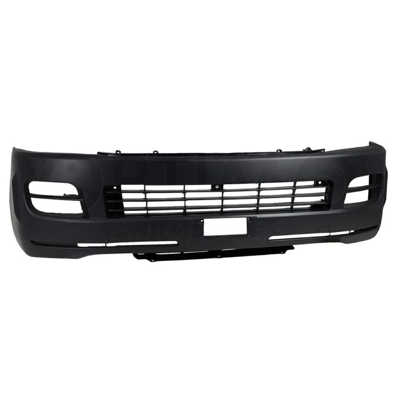 Front bumper cover without hole for faro aux with rejilla center chasis long (Techo alto)