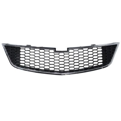 Lower black grille with filo cromo