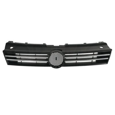 Black grille with filos cromos