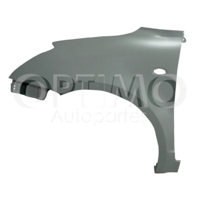 Left fender with hole for cuarto (Color / gris)