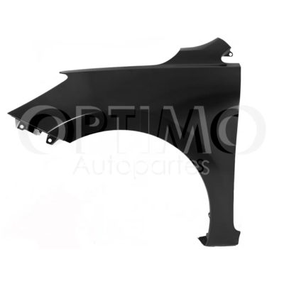 Left fender without hole for cuarto (Sedan / hatchback) (Color / negro)