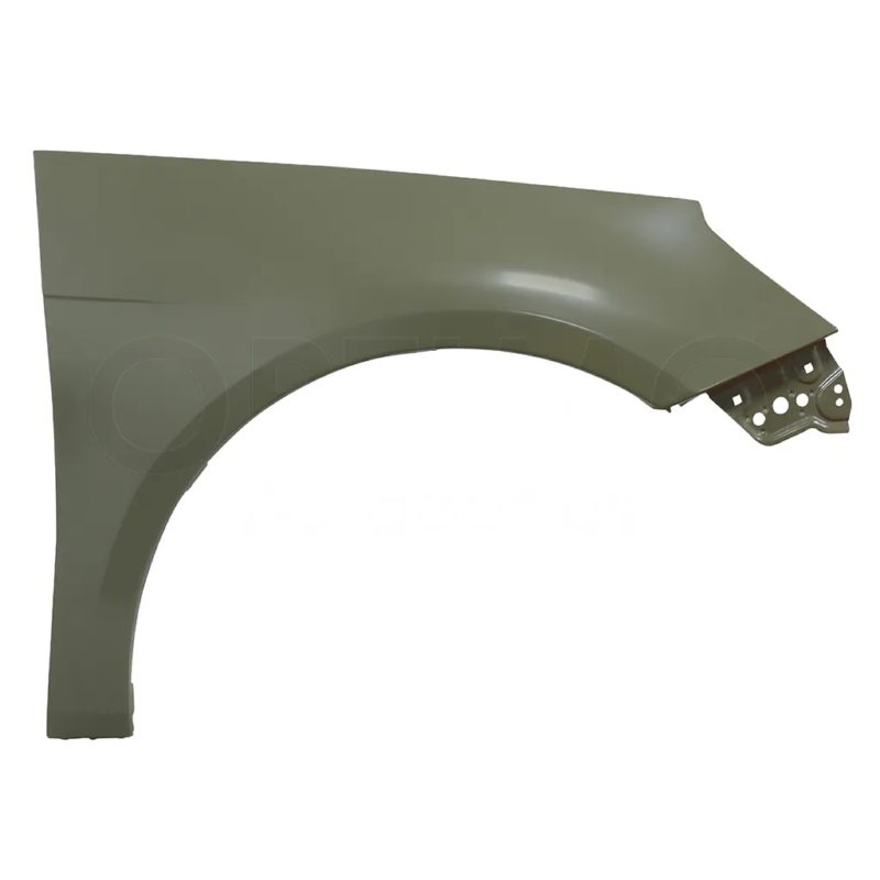Right fender without hole for cuarto (Saveiro 2017-2026) (Color / gris)