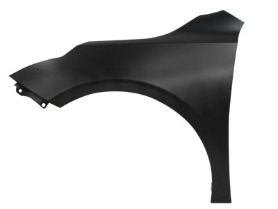 Left fender without hole for cuarto (Sedan / hatchback) (Color / negro)