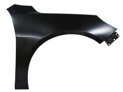 Right fender without hole for cuarto (Color / negro)