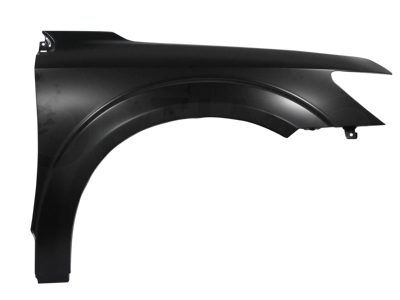 Right fender without hole for cuarto (Color / negro)
