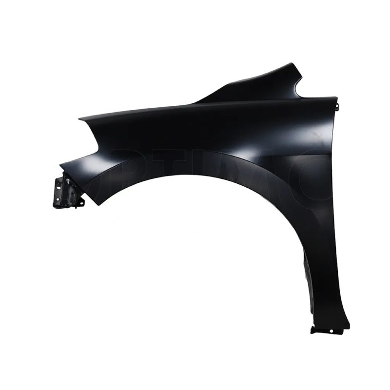 Left fender without hole for cuarto (Sedan / hatchback) (Color / negro)