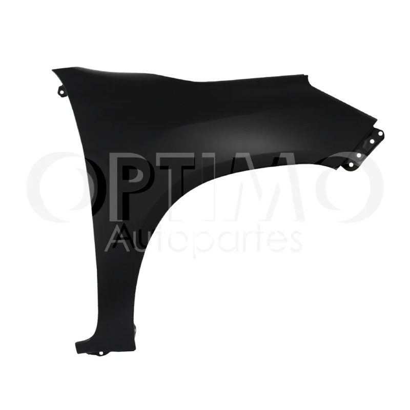 Right fender without hole for cuarto (Sencilla) (Color / negro)