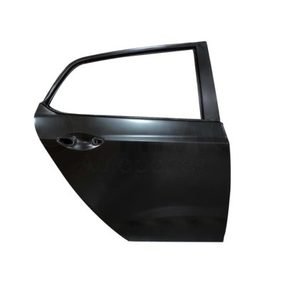 Rear right door without hole for molding (Color / negro) 5PTAS