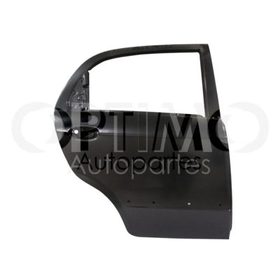 Rear right door with hole for molding (Color / negro)
