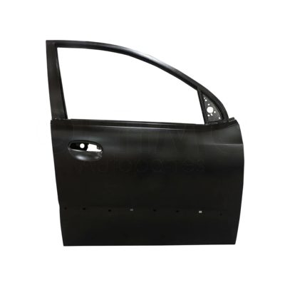 Puerta delantero derecho con hoyo para moldura (Color / negro)