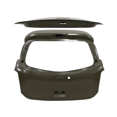 Tapa cajuela sin hoyo para chapa y camara con hoyo para plumilla (Color / gris)