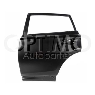 Rear left door with hole for molding (Color / negro)