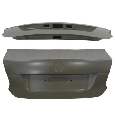 Tapa cajuela sin hoyo para cilindro con hoyo para luces y chapa (Color / gris)