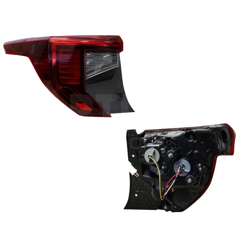 Left tail light with harness 4PTAS (Rojo / blanco)