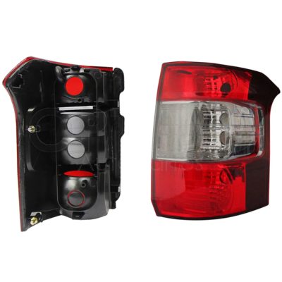 Right tail light without harness oscura (Rojo / humo)