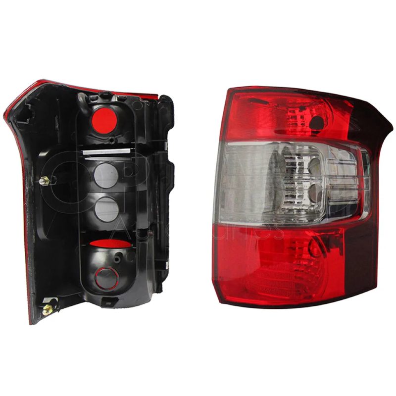 Right tail light without harness oscura (Rojo / humo)