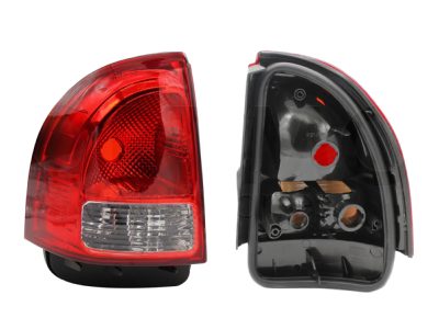 Left tail light without harness (Monza) (Rojo / blanco)