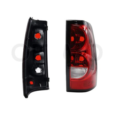 Right tail light without harness filo black (Rojo / rojo / blanco)