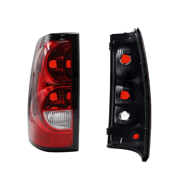 Left tail light without harness filo black (Rojo / rojo / blanco)