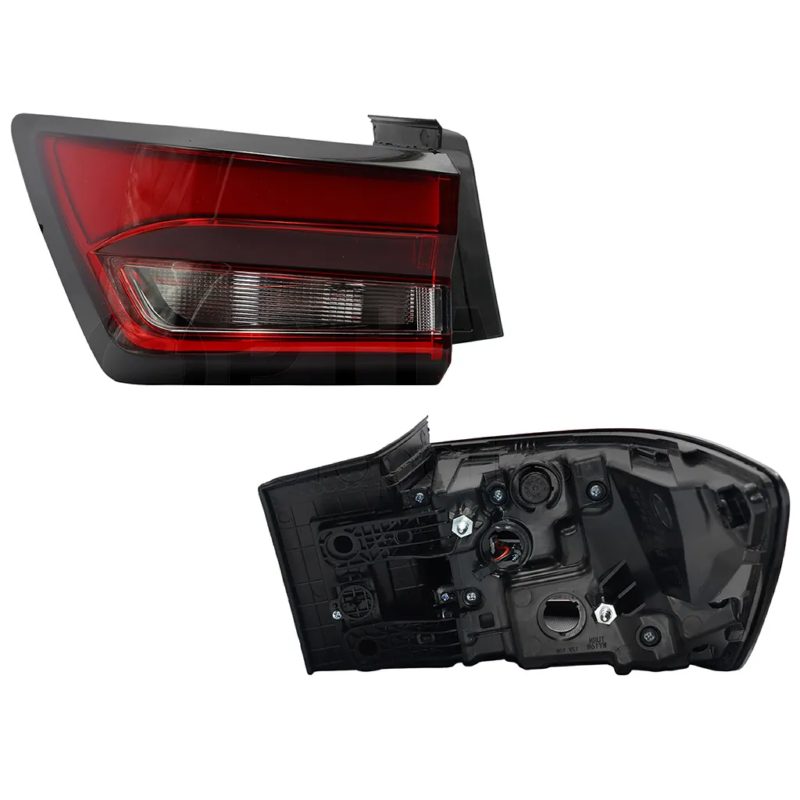Left outer tail light without harness with LED oscura filo black (Groove 2026) 5PTAS (Rojo / ambar / blanco)