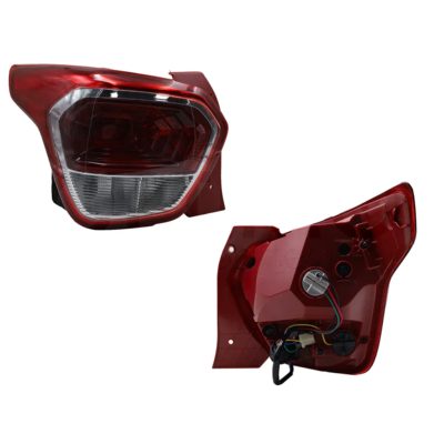 Left tail light with harness 4PTAS (Rojo / blanco)