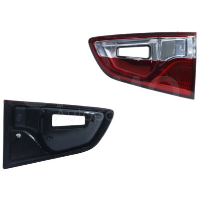 Right inner tail light without harness (Blanco / rojo)