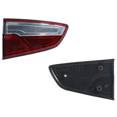 Left inner tail light without harness (Blanco / rojo)