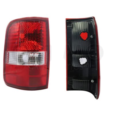Calavera izquierda sin arnes (Rojo / blanco / rojo)
