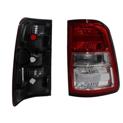 Right tail light without harness for halogeno (Rojo / cromo / blanco)