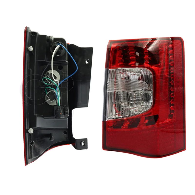 Calavera derecho con arnes con led (Rojo / blanco)