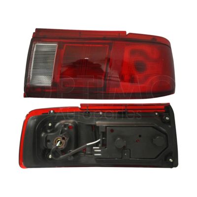 Right tail light with harness filo red (Rojo / rojo / blanco)