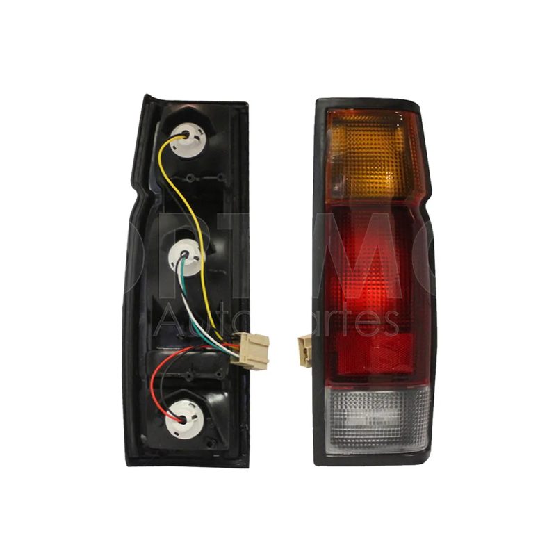 Right tail light with harness short (Ambar / roja / blanco)