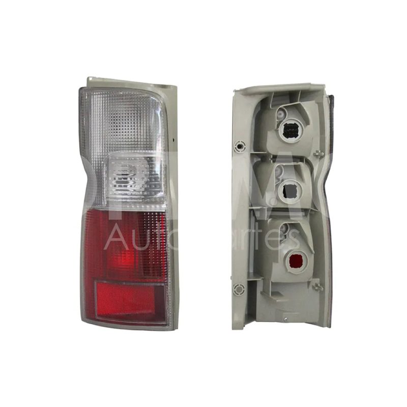 Left tail light without harness (Blanco / rojo)
