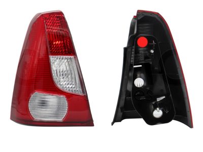 Calavera izquierda sin arnes (Rojo / blanco / blanco)