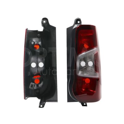 Calavera derecho sin arnes oscura (Rojo / blanco / rojo)
