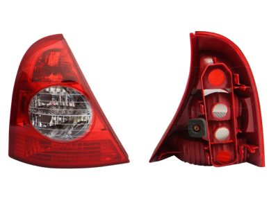 Left tail light without harness (Rojo / blanco)