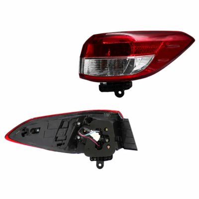 Right outer tail light with harness without LED 4PTAS (Rojo / blanco)