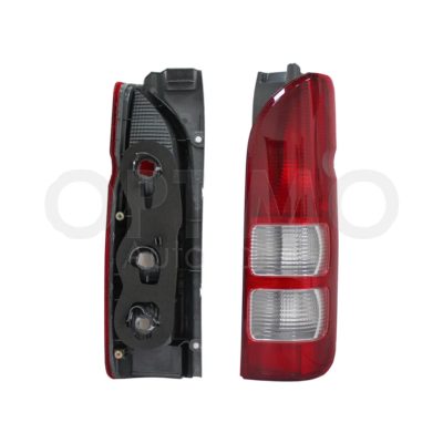 Right tail light without harness clara (Rojo / blanco / blanco)