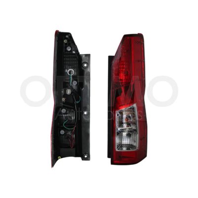 Calavera derecho con arnes clara (Rojo / blanco / blanco)
