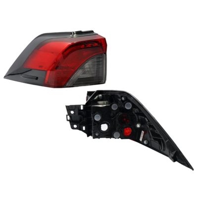 Left outer tail light without harness oscura filo black without bulb (Version limited-hibrido) (Rojo / blanco)