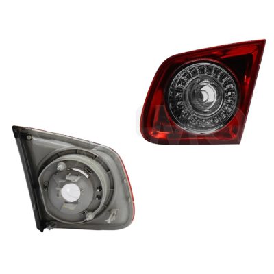 Calavera derecho interior sin arnes (Modelo europeo) (Rojo / blanco / blanco)