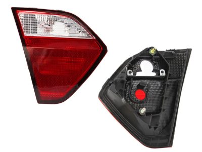 Calavera izquierda interior sin arnes clara 4PTAS (Blanco / rojo)